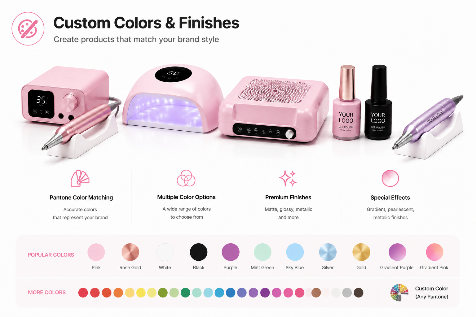Custom Colors & Finishes