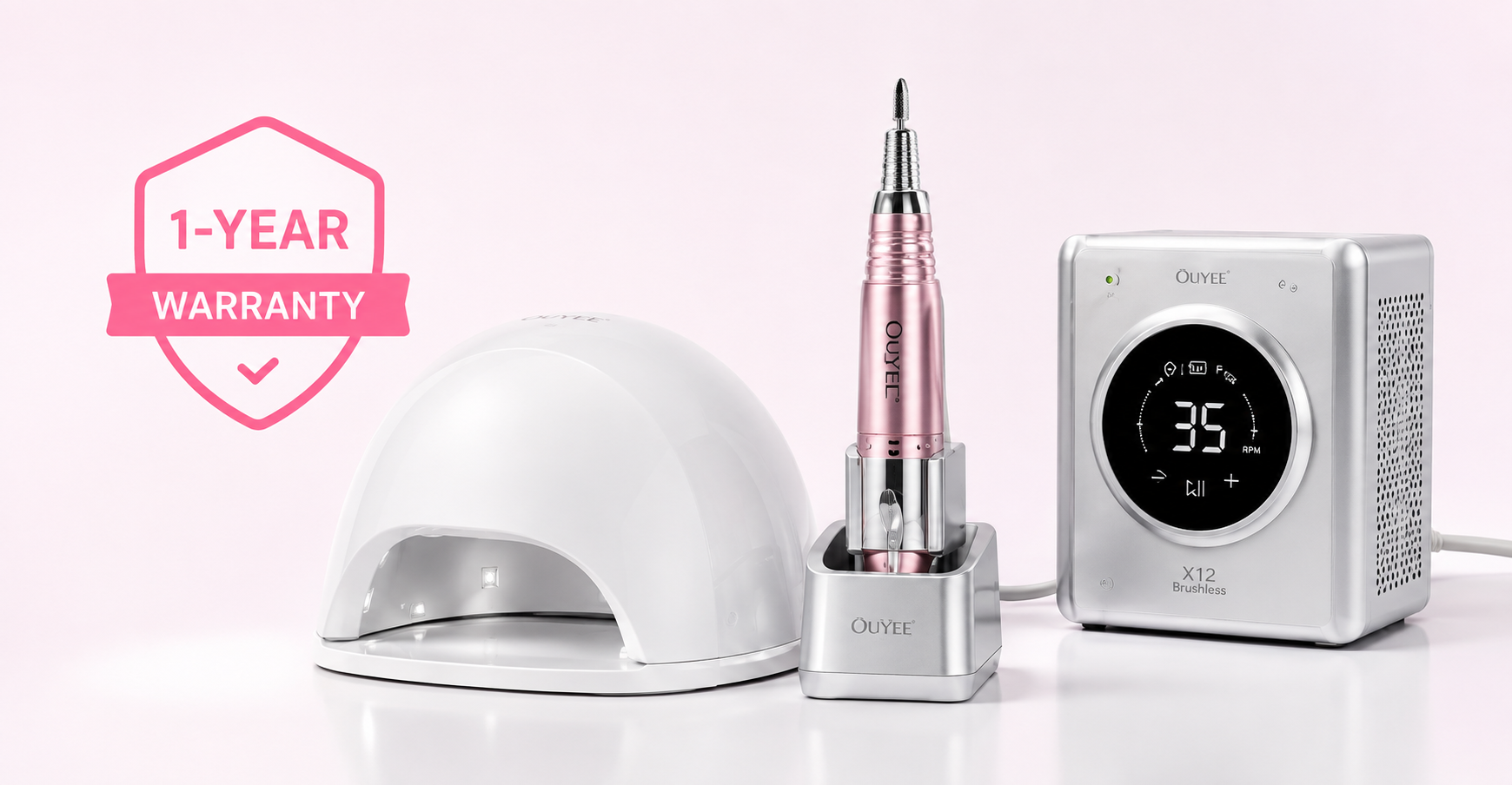 1-Year Warranty for Professional Nail Equipment